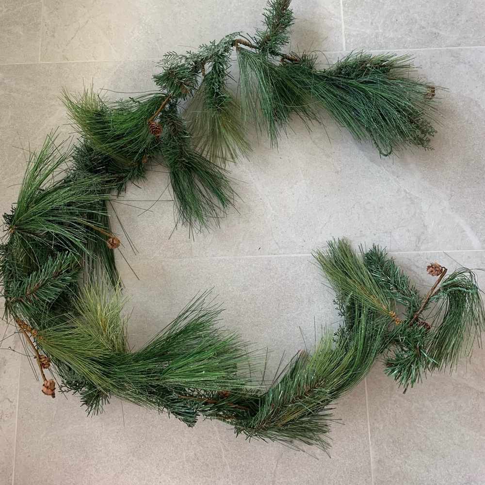Threshold pine glitter pine code 6ft garland